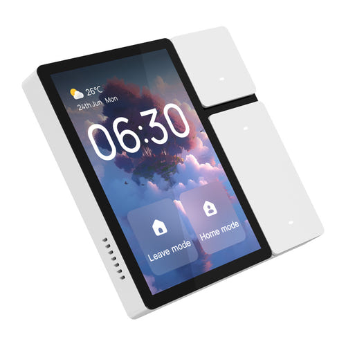 Avatto T6EP - Panneau de contrôle mural Wi-Fi à écran tactile : écran tactile et trois touches configurables