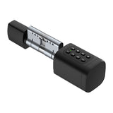 Avatto SDL-V1-B70 - Cylindre de serrure connecté 70 mm (noir) : lecteur d'empreinte et clavier sur tête pivotante