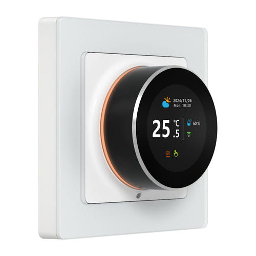 Avatto WT20R-WH - Thermostat connecté Wi-Fi pour chauffage à eau : écran et réglage de la consigne de température