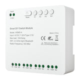 Avatto WSMD-4 32V - Module interrupteur DIY 4 canaux Wi-Fi et Bluetooth : module interrupteur DIY Avatto WSMD-4 32V à 4 canaux