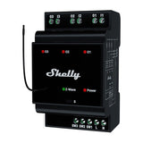 Shelly Qubino Wave Pro 3 - Relais Z-Wave 3 canaux sur rail DIN (bande 868,4 MHz) : relais Z-Wave Shelly Qubino Wave Pro 3 sur rail DIN