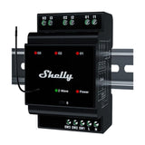Shelly Qubino Wave Pro 3 - Relais Z-Wave 3 canaux sur rail DIN (bande 868,4 MHz) : borniers et sorties des trois canaux