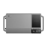 EcoFlow Glacier - Réfrigérateur portable 38 l avec machine à glaçons (prise suisse) : deux compartiments de 23 et 15 litres ouverts