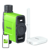 RainPoint - Programmateur d'arrosage Wi-Fi 1 zone avec passerelle : programmateur d'arrosage Wi-Fi RainPoint et sa passerelle