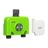 RainPoint - Programmateur d'arrosage Wi-Fi 2 zones avec passerelle : programmation des deux zones dans l'application RainPoint Home
