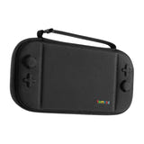 Tomtoc FancyCase-G05 - Étui slim pour Nintendo Switch 2 (noir) : console installée dans l'étui et coussins internes