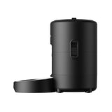Rojeco 2 L Wi-Fi - Distributeur automatique de croquettes connecté (noir) : réservoir de 2 litres et couvercle de fermeture