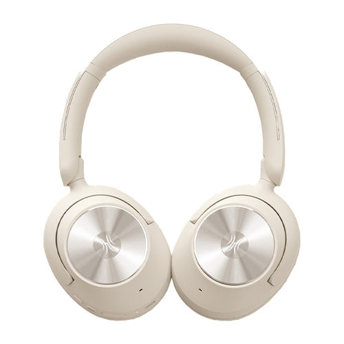 OneOdio A6 - Casque sans fil Bluetooth 6.0, LDAC et réduction de bruit (blanc) : coussinets souples et arceau du casque OneOdio A6 blanc