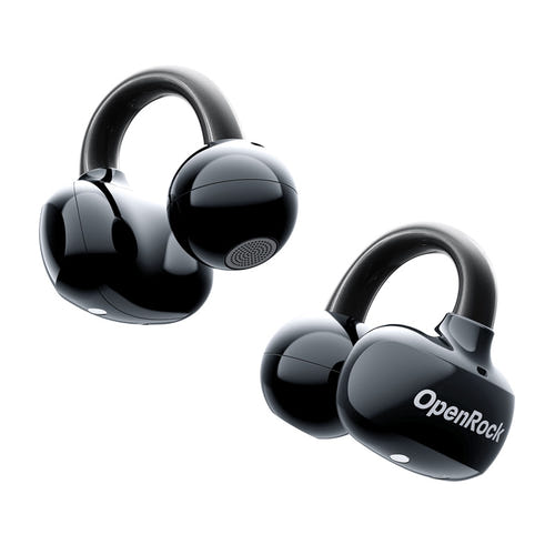 OneOdio OpenRock E - Écouteurs ouverts à clip, 10 mm et 28 h (noirs) : boîtier de charge des écouteurs OpenRock E