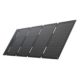 EcoFlow RIVER 3 UPS - Station électrique 245 Wh et panneau solaire 45 W : panneau solaire pliable de 45 W déplié au soleil
