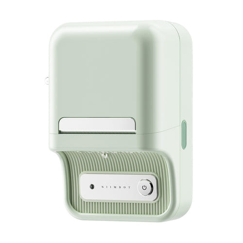 Niimbot B21S - Imprimante d'étiquettes thermique portable (menthe) : impression thermique d'une étiquette sans encre