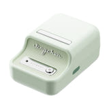 Niimbot B21S - Imprimante d'étiquettes thermique portable (menthe) : chargement du rouleau d'étiquettes dans l'imprimante