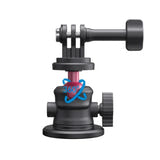 Telesin - Support magnétique pour caméra d'action, 16 aimants N52 : support magnétique Telesin pour caméra d'action