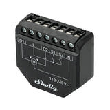 Shelly Shutter - Module Wi-Fi pour volets et stores, mesure de consommation : module installé dans une boîte d'encastrement derrière l'interrupteur