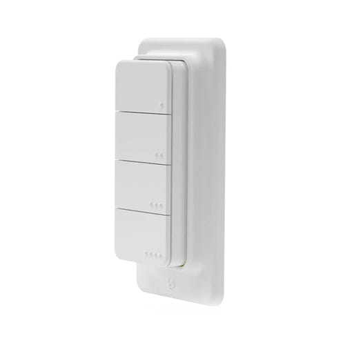 Shelly Shutter - Lot de 2 modules volets Wi-Fi et télécommande BLU RC Button 4 : télécommande sans fil à quatre touches programmables
