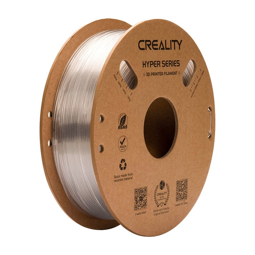 Creality Hyper PETG - Filament 1,75 mm 1 kg (transparent) : bobine de filament Creality Hyper PETG transparent