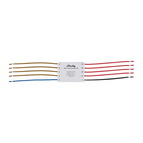 Shelly Decoupler - Découpleur optique 4 canaux 230 V : découpleur optique Shelly 4 canaux 230 V