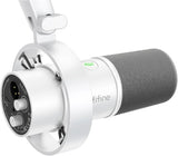 Fifine K688W - Microphone dynamique USB-C et XLR (blanc) : microphone dynamique Fifine K688W blanc