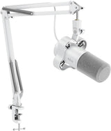 Fifine K688W - Microphone dynamique USB-C et XLR (blanc) : sorties USB-C et XLR du Fifine K688W