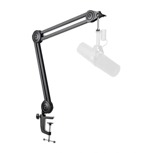 Fifine BM63 - Bras de microphone de bureau 82,5 cm (noir) : articulations réglables du bras BM63
