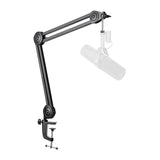 Fifine BM63 - Bras de microphone de bureau 82,5 cm (noir) : articulations réglables du bras BM63