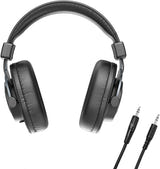 Fifine H8 - Casque studio filaire fermé 50 mm (noir) : coussinets et arceau réglable du Fifine H8