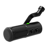 Fifine Tank 3 - Microphone dynamique métal USB-C et XLR (noir) : prises USB-C et XLR du Fifine Tank 3