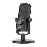 Fifine Profile 3 - Microphone à condensateur USB-C 192 kHz (noir) : molettes de réglage du Fifine Profile 3