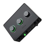 Fifine Ampli 1 - Interface audio USB-C, alimentation fantôme 48 V (noir) : interface audio Fifine Ampli 1 noire