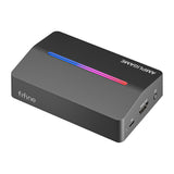 Fifine V3 - Carte d'acquisition HDMI vers USB-A 1080p 60 Hz (noire) : connectique HDMI et USB de la Fifine V3