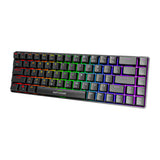 Fifine GK1 - Clavier mécanique 65 % RGB, switches rouges (noir) : switch mécanique Linear Red du Fifine GK1