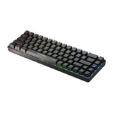 Fifine GK1 - Clavier mécanique 65 % RGB, switches rouges (noir) : touches extraites du clavier Fifine GK1