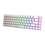 Fifine GK1W - Clavier mécanique 65 % RGB, switches rouges (blanc) : mécanisme des touches du Fifine GK1W