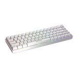 Fifine GK1W - Clavier mécanique 65 % RGB, switches rouges (blanc) : touches extraites du clavier Fifine GK1W