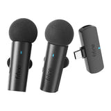 Fifine M8 - Kit 2 microphones cravate sans fil USB-C (noir) : kit de deux micros cravate sans fil Fifine M8 noirs