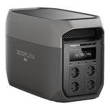 EcoFlow DELTA 3 Max - Station électrique portable 2048 Wh, 2400 W : ports USB-A et USB-C de la station