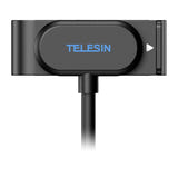 Telesin S6-CLC-01-TGP - Adaptateur de charge magnétique avec cache pour GoPro 9 à 13 : adaptateur de charge magnétique Telesin avec cache latéral pour GoPro
