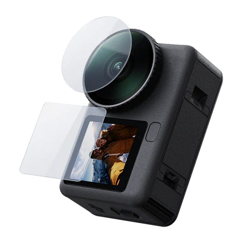 Telesin S6-FLM-26 - Double kit de verres trempés pour DJI Osmo Action 6 : double kit de verres trempés Telesin pour DJI Osmo Action 6