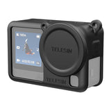 Telesin S6-PTC-11 - Coque en silicone pour DJI Osmo Action 6 (noire) : coque en silicone noire Telesin pour DJI Osmo Action 6