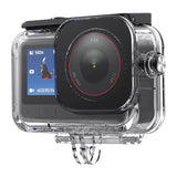 Telesin S4-WTP-12 - Caisson étanche 60 m pour DJI Osmo Action 6 : boutons en acier inoxydable et hublot en verre trempé