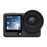 Telesin S5-FLT-41 - Jeu de 3 filtres CPL, VND2-32 et UV pour DJI Osmo Action 6 : filtre monté sur la DJI Osmo Action 6
