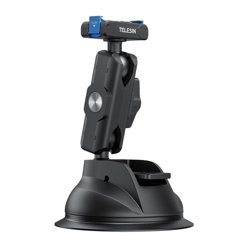 Telesin S3-SUS-05-TDJ - Support à ventouse pour DJI Osmo Action 3, 4 et 5 Pro : support à ventouse Telesin pour DJI Osmo Action