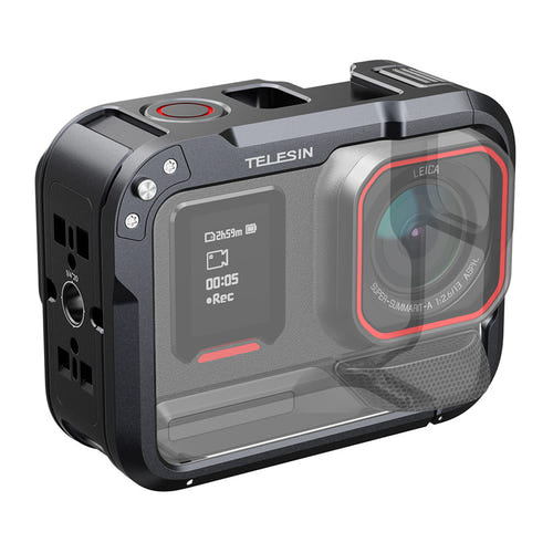 Telesin S6-FMS-32-TIS - Cage aluminium pour Insta360 Ace Pro et Ace Pro 2 : cage en aluminium Telesin pour Insta360 Ace Pro