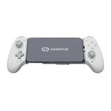 GameSir G8+ MFi - Manette mobile filaire à sticks Hall (grise) : smartphone installé dans la manette G8+ MFi