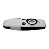 Shelly BLU Remote Control ZB - Télécommande 4 canaux Bluetooth et Zigbee (blanche) : télécommande posée sur son support mural
