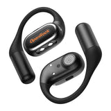 OneOdio OpenRock Link 20 - Écouteurs sans fil à oreille ouverte et micro amovible (noirs) : contours d'oreille en silicone souple