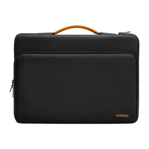 Tomtoc Defender-A14 - Sacoche pour ordinateur portable 16 pouces (noire) : sacoche Tomtoc Defender-A14 noir, vue d'ensemble