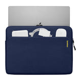 Tomtoc Light-A18 - Housse fine pour ordinateur portable 14 pouces (bleu marine) : doublure intérieure moelleuse