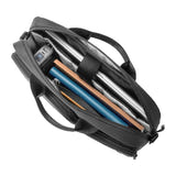Tomtoc Navigator-A33 - Sacoche à bandoulière pour ordinateur 14 pouces (noire) : passant arrière pour valise à roulettes