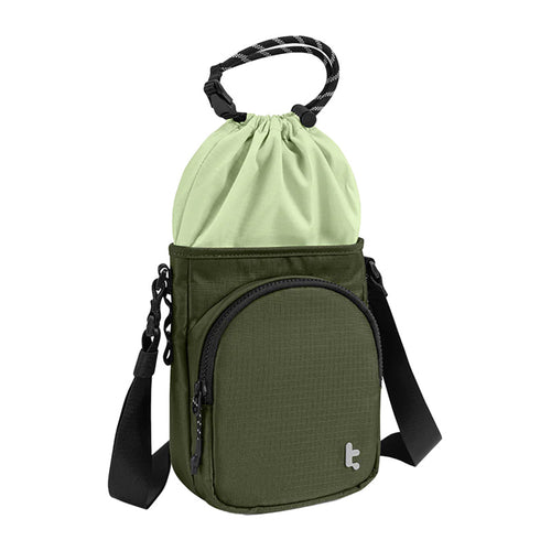 Tomtoc GameOn-G50 JoyCarry - Sacoche monobretelle pour Nintendo Switch 2 (verte) : sacoche Tomtoc GameOn-G50 verte, vue d'ensemble
